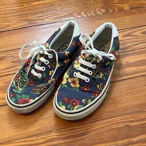 Floral/Paisley Vans Size 7.5 Womens